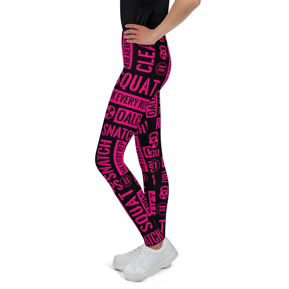 Black KBBS Logo Leggings – KettlebellBombshellStore