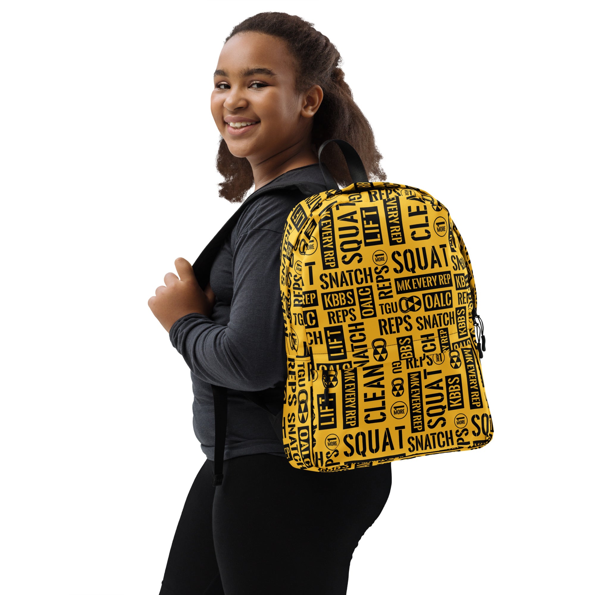 Gold Acronyms Backpack