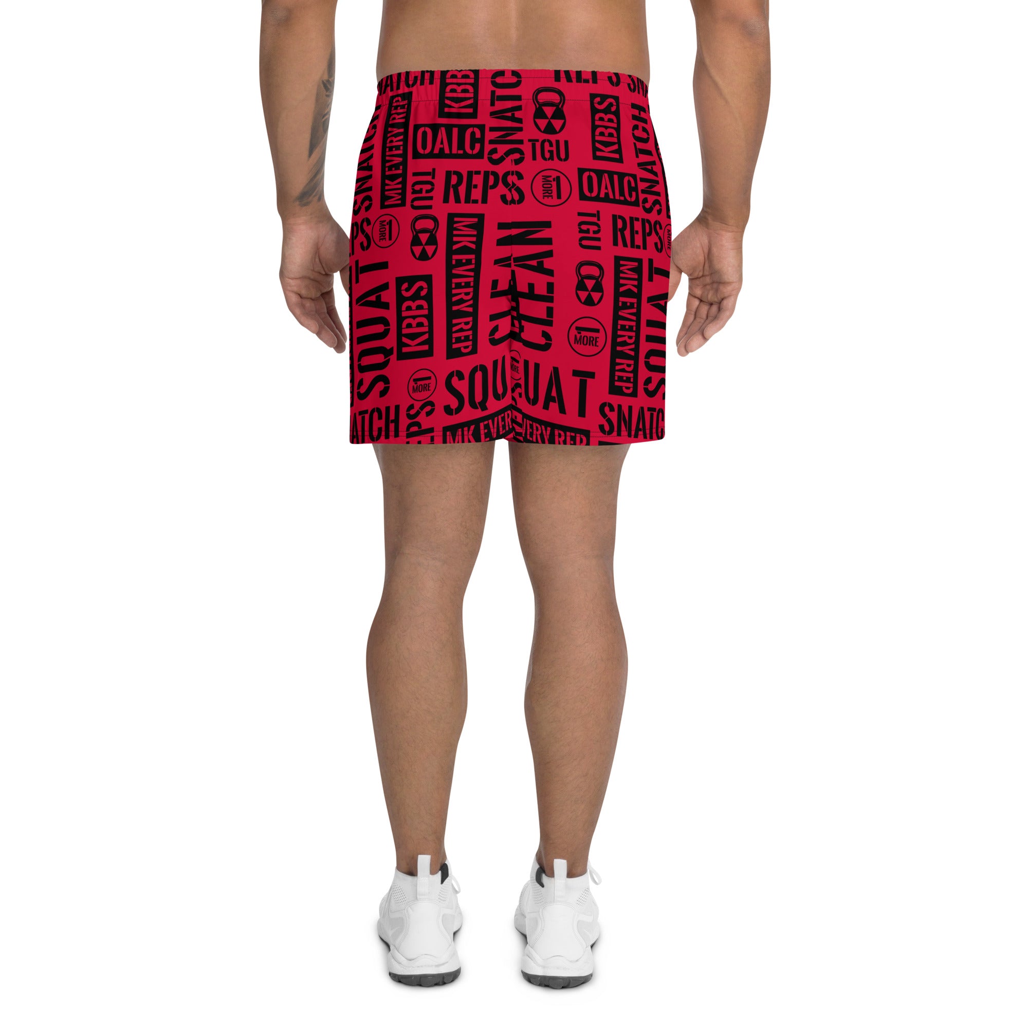 Men's Crimson Acronyms Athletic Shorts