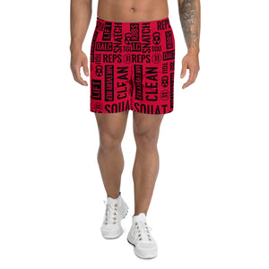 Men's Crimson Acronyms Athletic Shorts