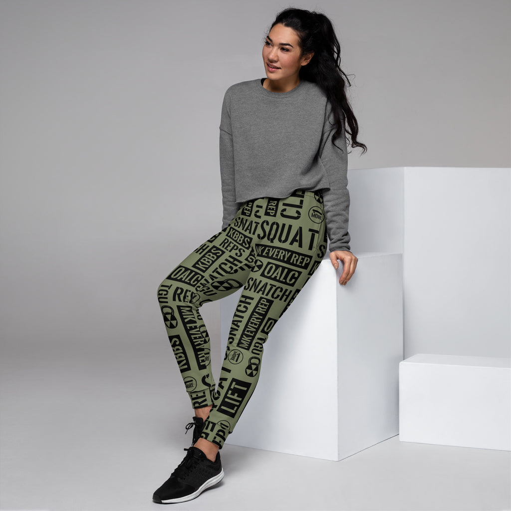 Military Green Acronyms Women's Joggers