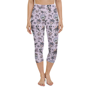 Goth Holiday Capri Leggings