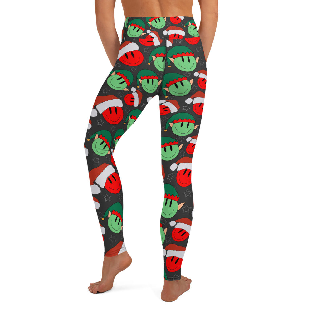 Elves And Smiley Faces Leggings