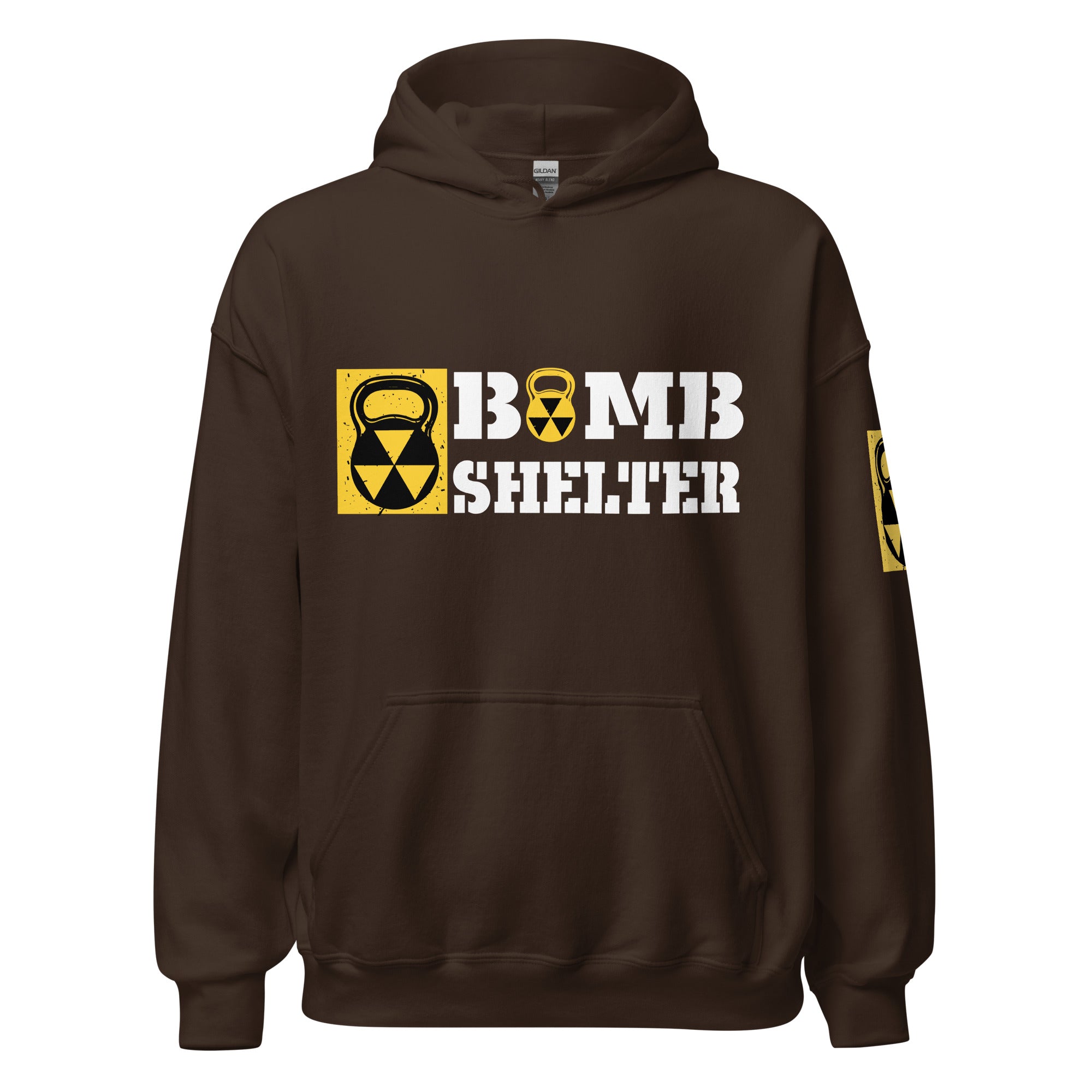 Bomb Shelter Gold Logo Unisex Hoodie