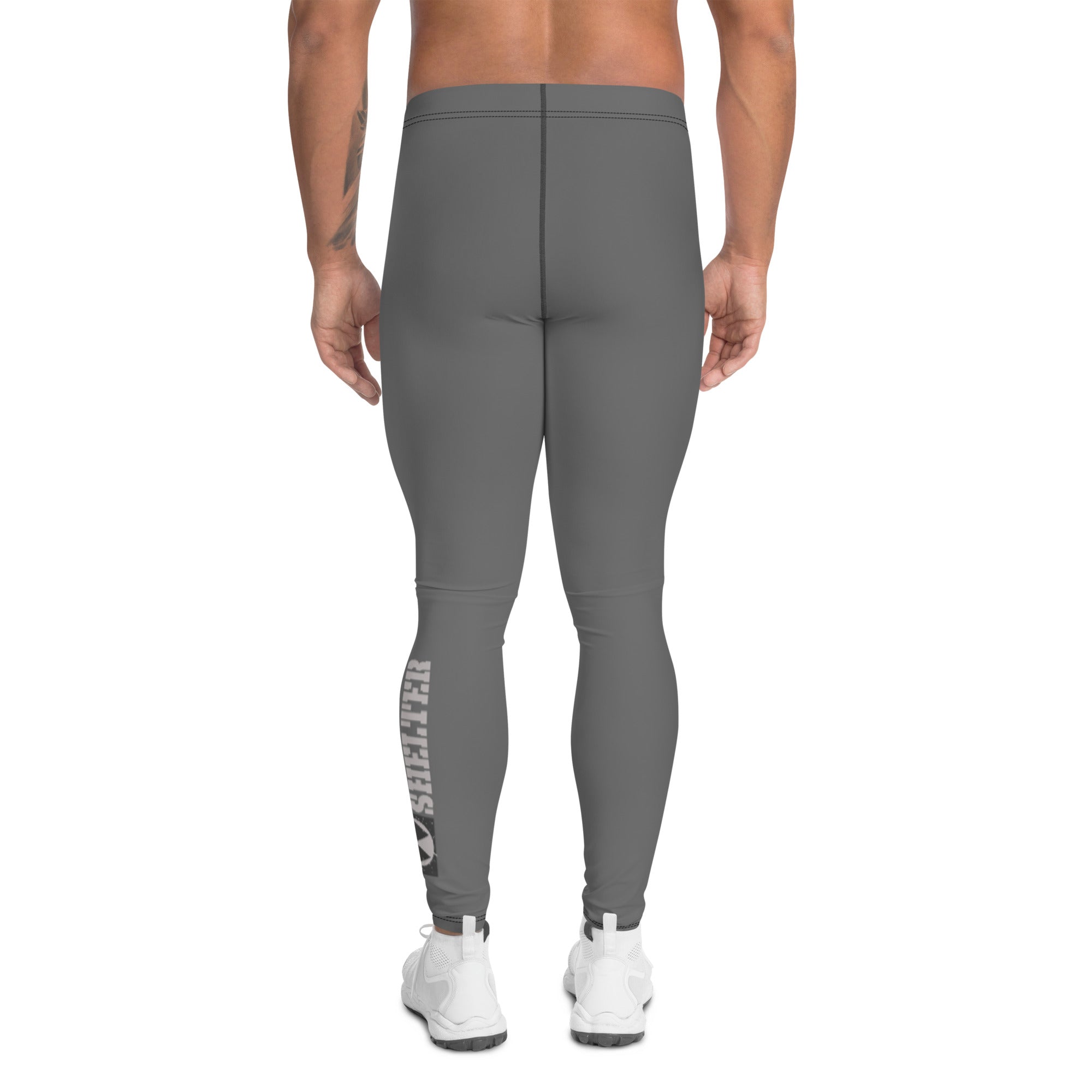 Charcoal/Gray Bomb sShelter Men's Logo Leggings
