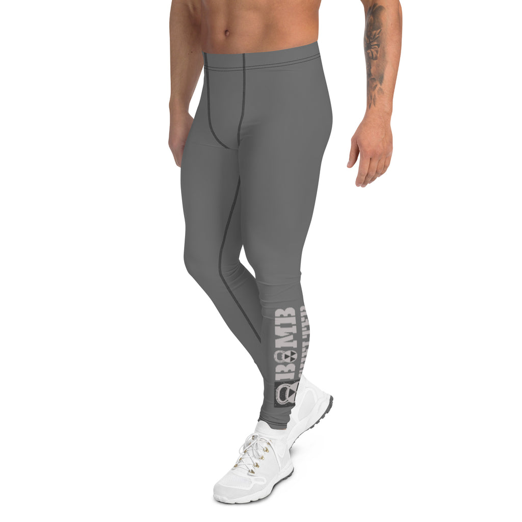 Charcoal/Gray Bomb sShelter Men's Logo Leggings