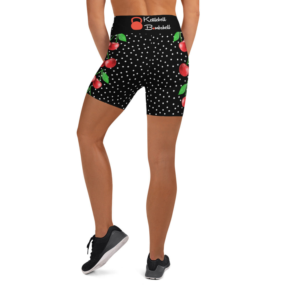 Cherries And Polka Dots Shorts