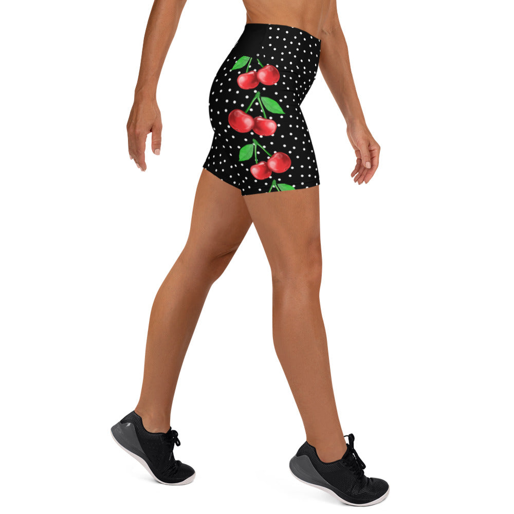 Cherries And Polka Dots Shorts